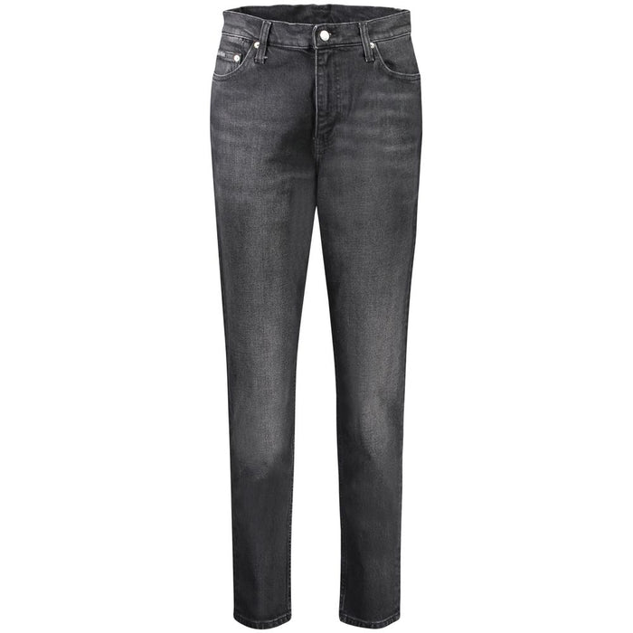 Calvin Klein Black Cotton Jeans & Pant