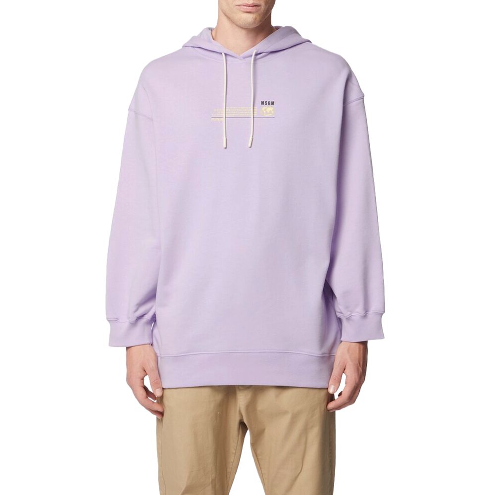 MSGM Purple Cotton Sweater