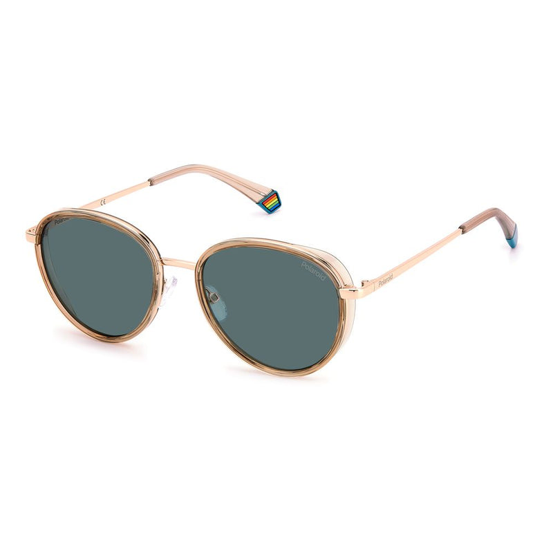 Polaroid Beige Resin Sunglasses