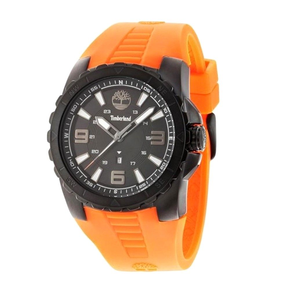 Timberland Orange Silicone Watch