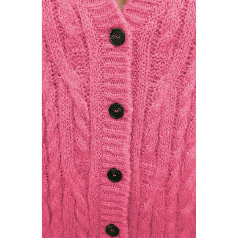 MSGM Pink Acrylic Sweater