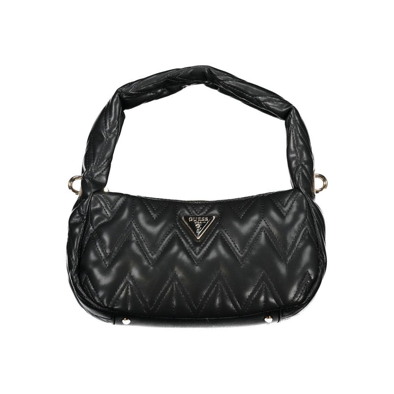 Guess Jeans Black Cotton Handbag