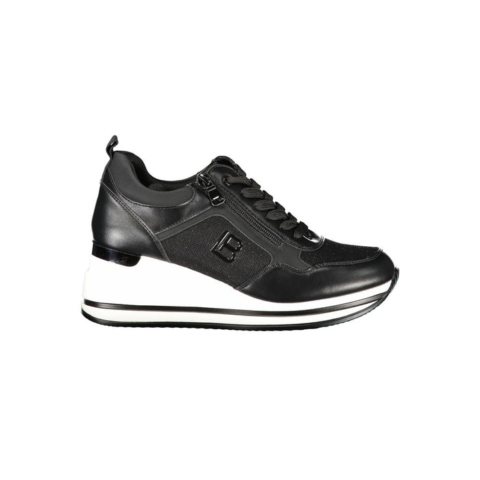 Laura Biagiotti Black Polyester Sneaker