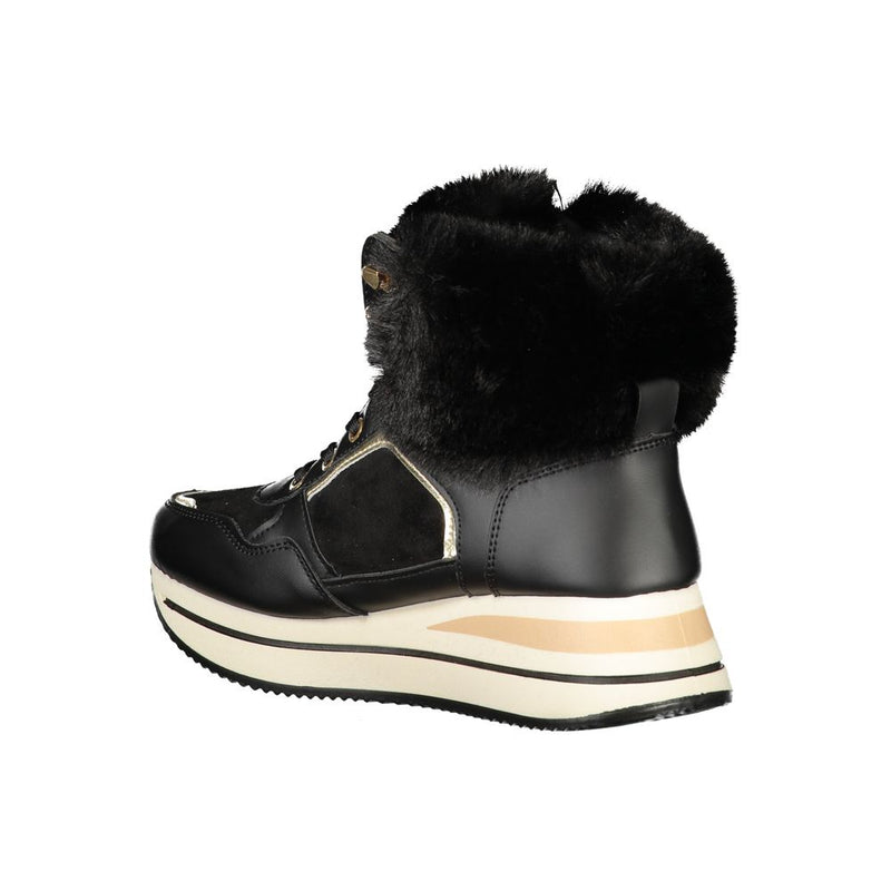 Laura Biagiotti Black Polyester Boot