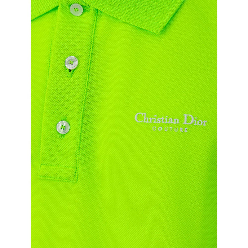 Dior Green Cotton Polo Shirt