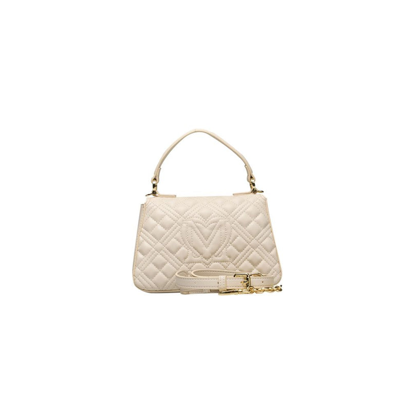 Love Moschino Beige Polyethylene Handbag