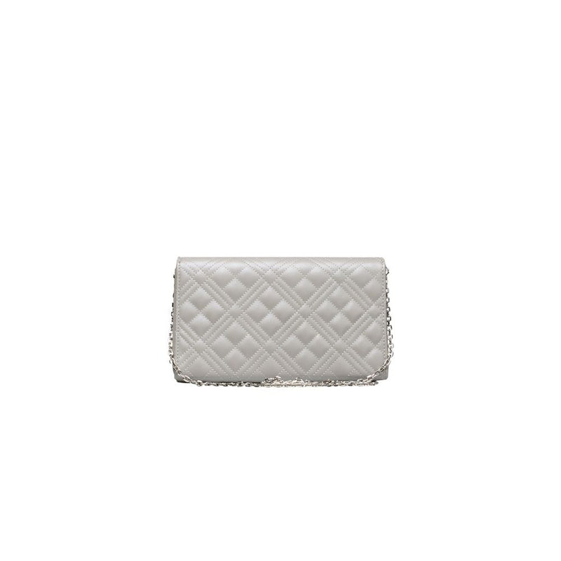 Love Moschino Silver Polyethylene Crossbody Bag