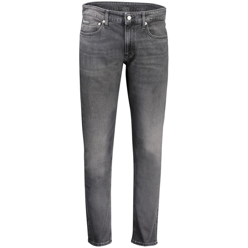 Calvin Klein Black Cotton Jeans & Pant