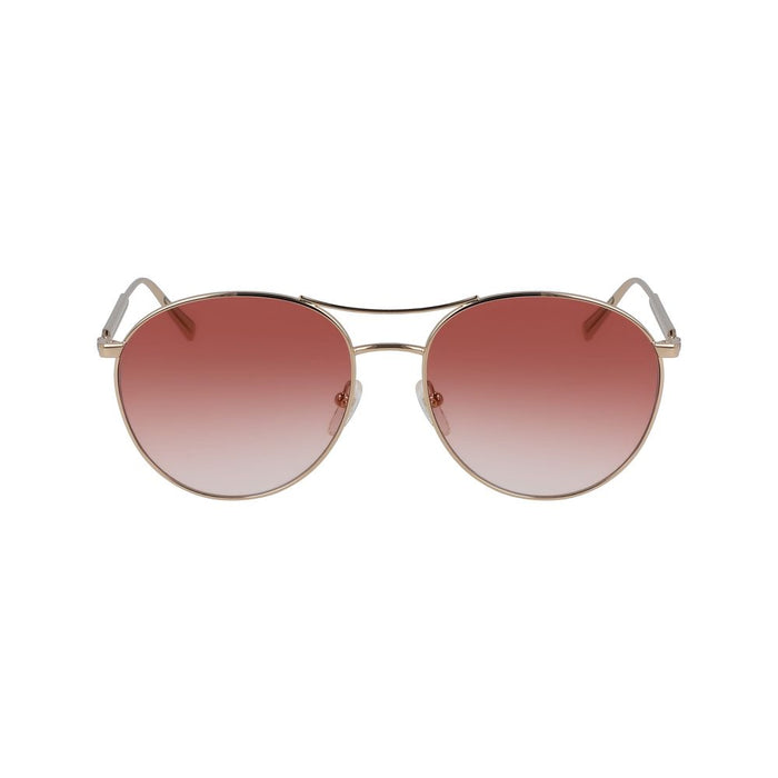 Longchamp Gold Metal Sunglasses