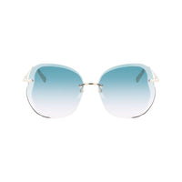 Longchamp Gold Metal Sunglasses