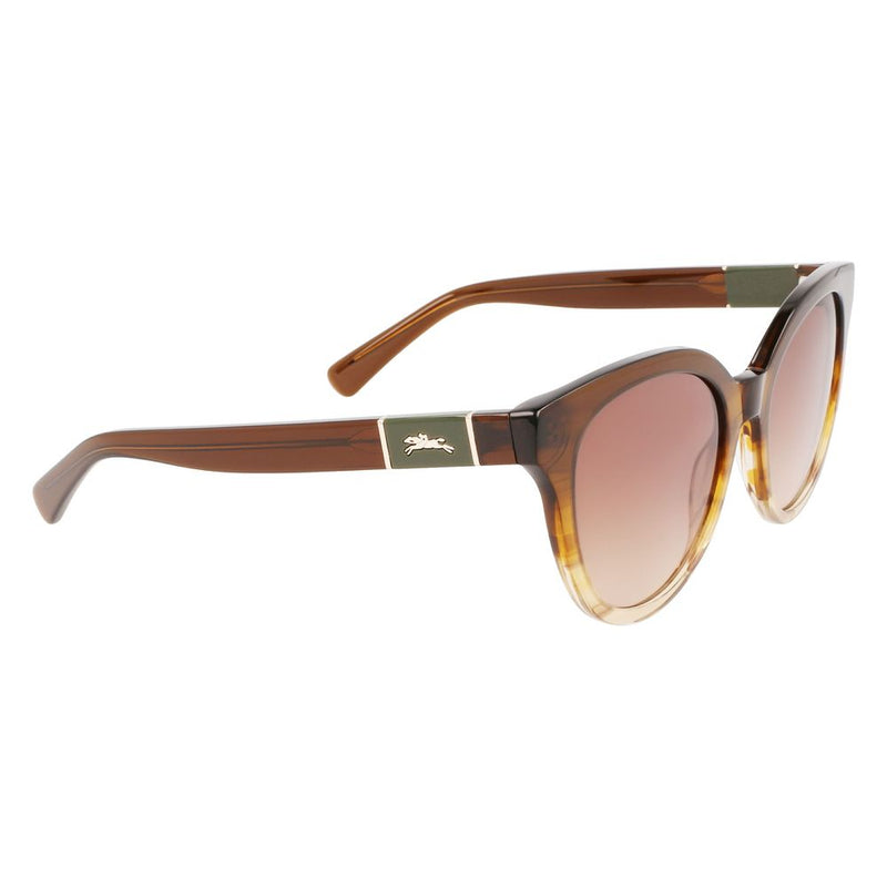 Longchamp Brown Acetate Sunglasses