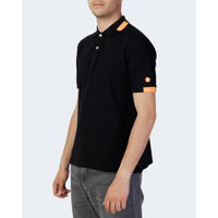 Suns Black Cotton Polo Shirt