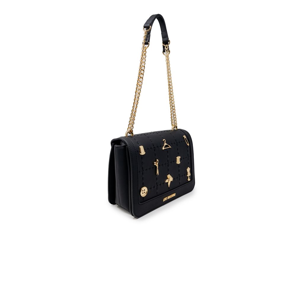 Love Moschino Black Polyethylene Handbag