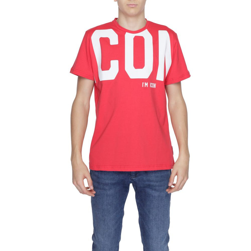 Icon Red Cotton T-Shirt