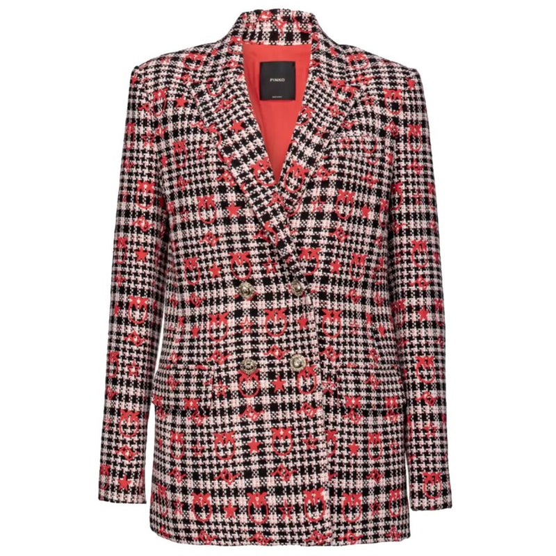 PINKO Red Cotton Suits & Blazer