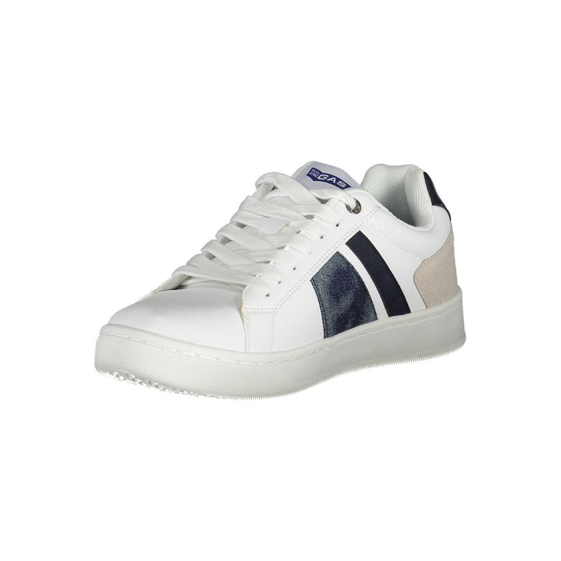 Gas White Artificial Leather Sneaker