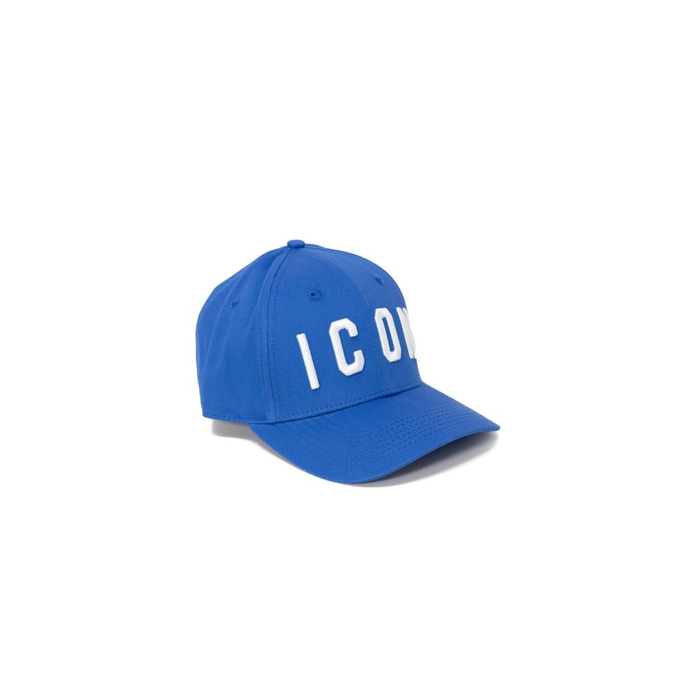 Icon Blue Cotton Hats & Cap