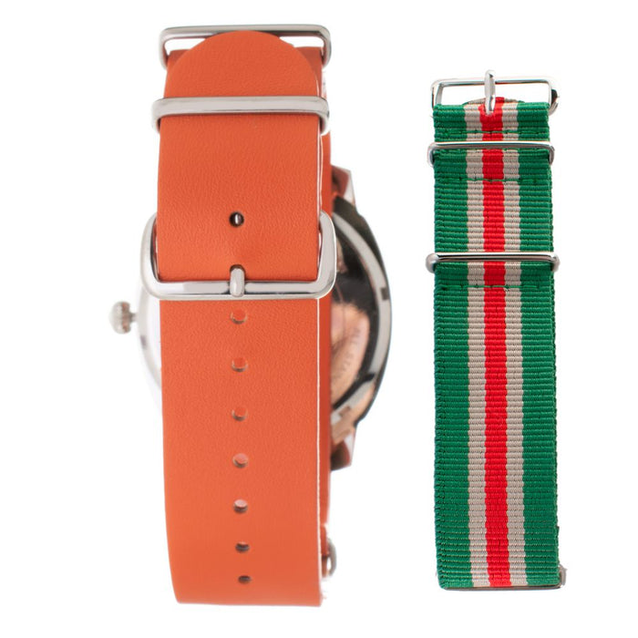 Folli Follie Orange Leather Watch