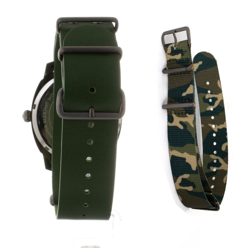 Folli Follie Green Leather Watch