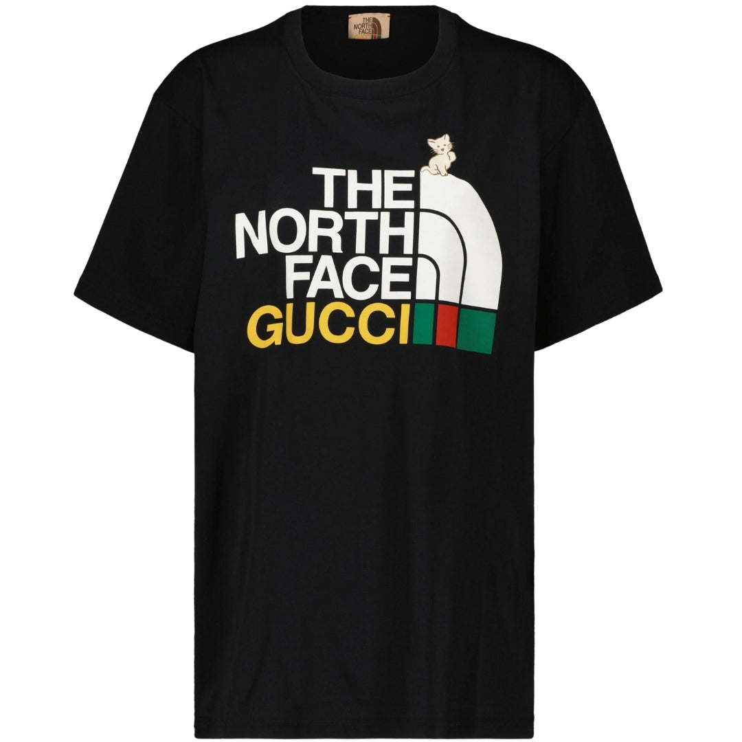 Gucci X The North Face Design Regular Fit Black T-Shirt S