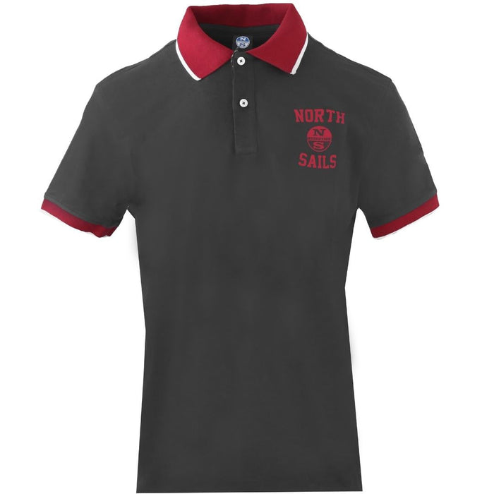 North Sails Mens 9023940999 Polo Shirt Black
