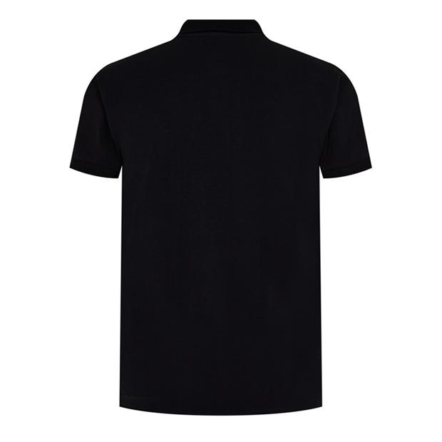 Moschino Mens A1608 9411 0555 Polo Shirt Black