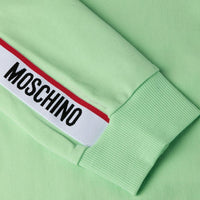 Moschino Taped Sleeve Green Sweatshirt XS