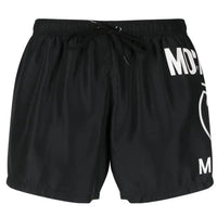 Moschino Large Milano Logo Black Short Swim Shorts XS