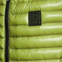 Belstaff Airframe Neon Yellow Shiny Gilet Down Filled Jacket S