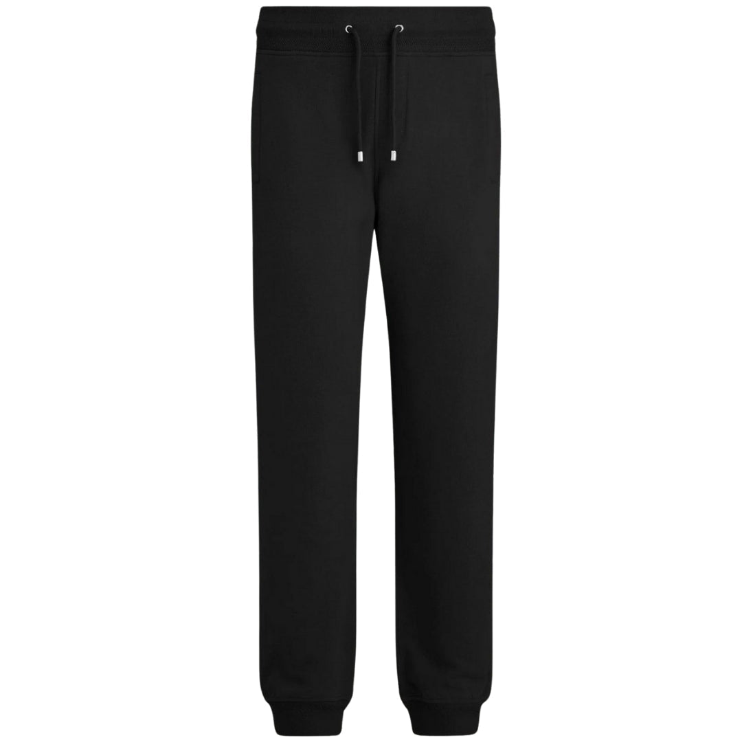 Belstaff Patch Logo Plain Black Sweatpants S