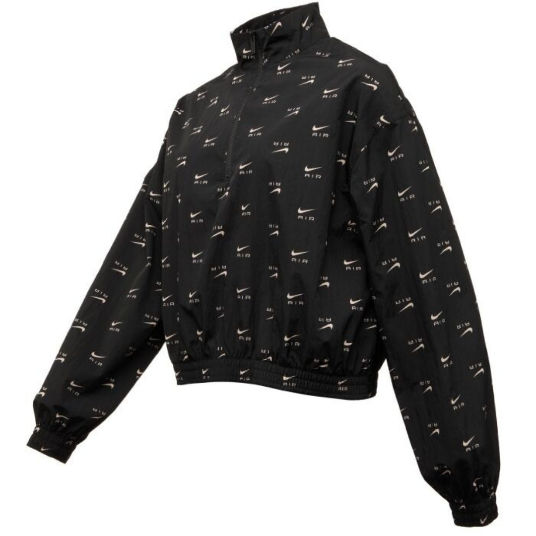 Nike All-Over Logo Black Thin Jacket XS