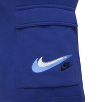 Nike Branded Pockets Blue Shorts XS