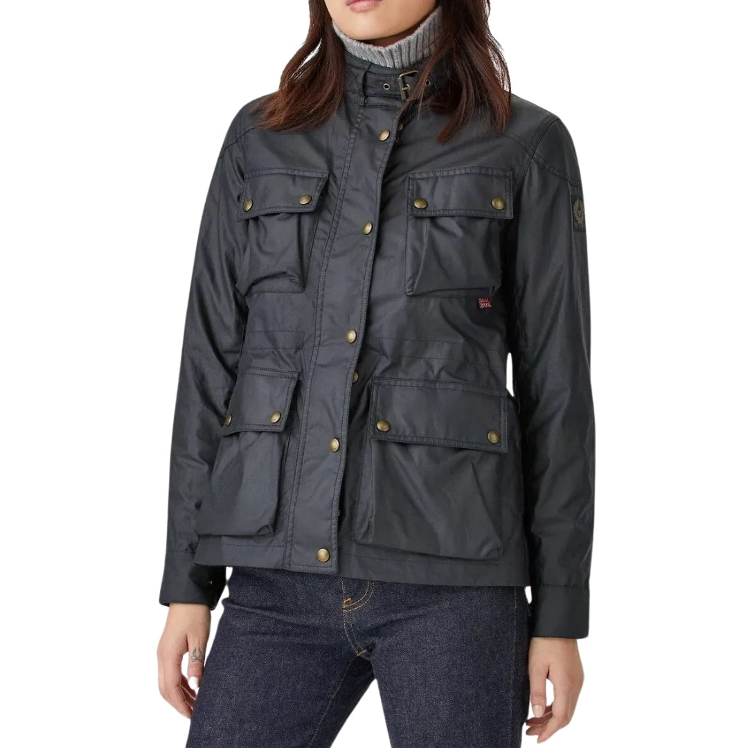 Belstaff Fieldmaster 2.0 Dark Navy Blue Waxed Jacket XS