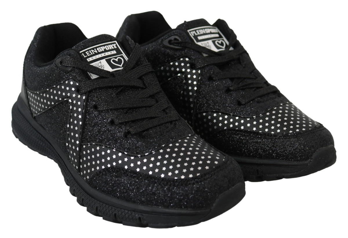 Plein Sport Elegant Black Runner Jasmines Sport Shoes