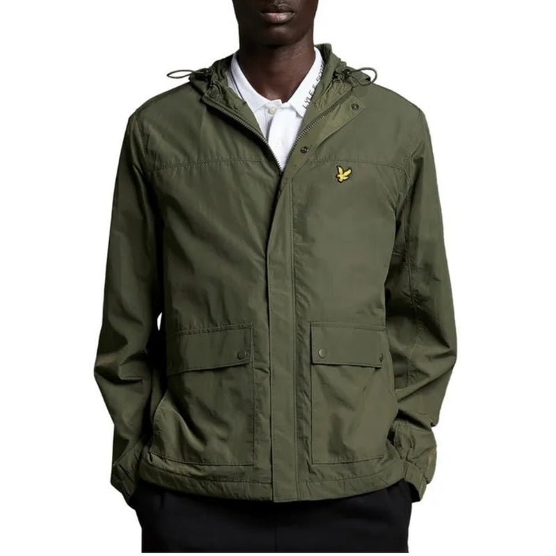 Lyle & Scott Hooded Pocket Green Jacket XS