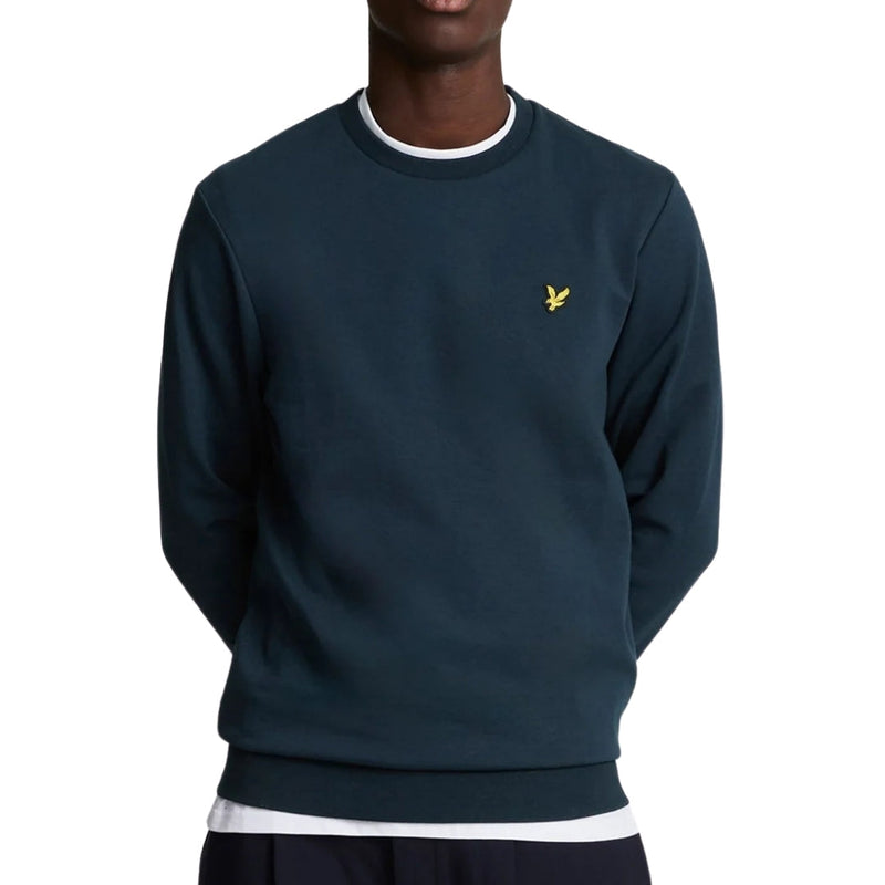 Lyle & Scott Interlock Dark Navy Pull-over Sweatshirt S