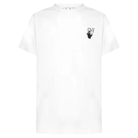 Off-White Degrade Arrow Oversized Fit White T-Shirt S