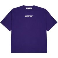 Off-White Teddy Arrow Logo Over Skate Fit Purple T-Shirt S