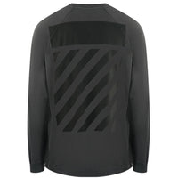 Off-White Skate Fit Diag Tab Long Sleeve Black T-Shirt M