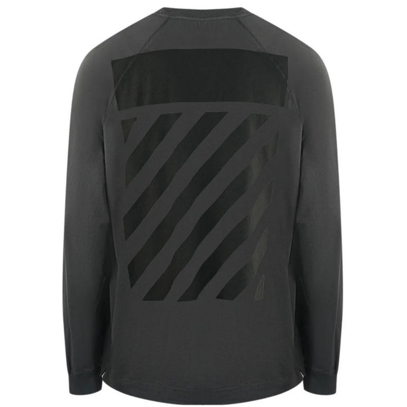 Off-White Skate Fit Diag Tab Long Sleeve Black T-Shirt M