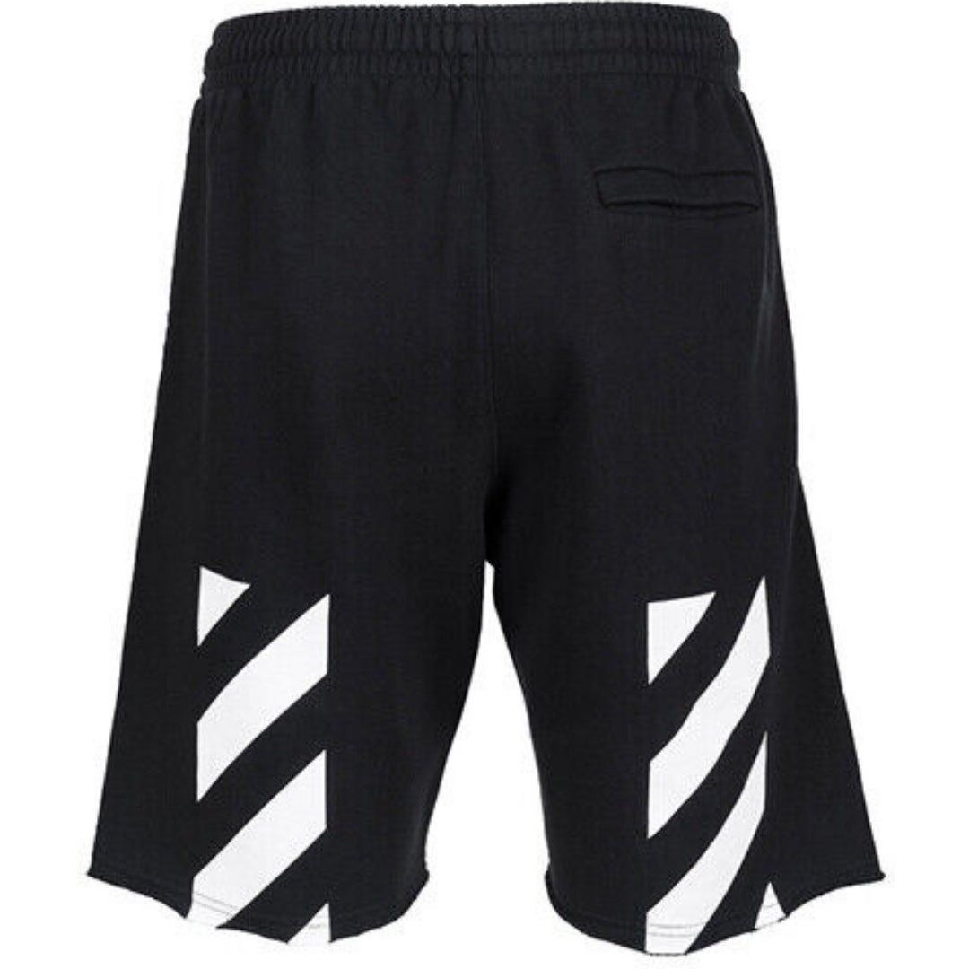 Off-White Diag Helvetica Sweatshort Black M