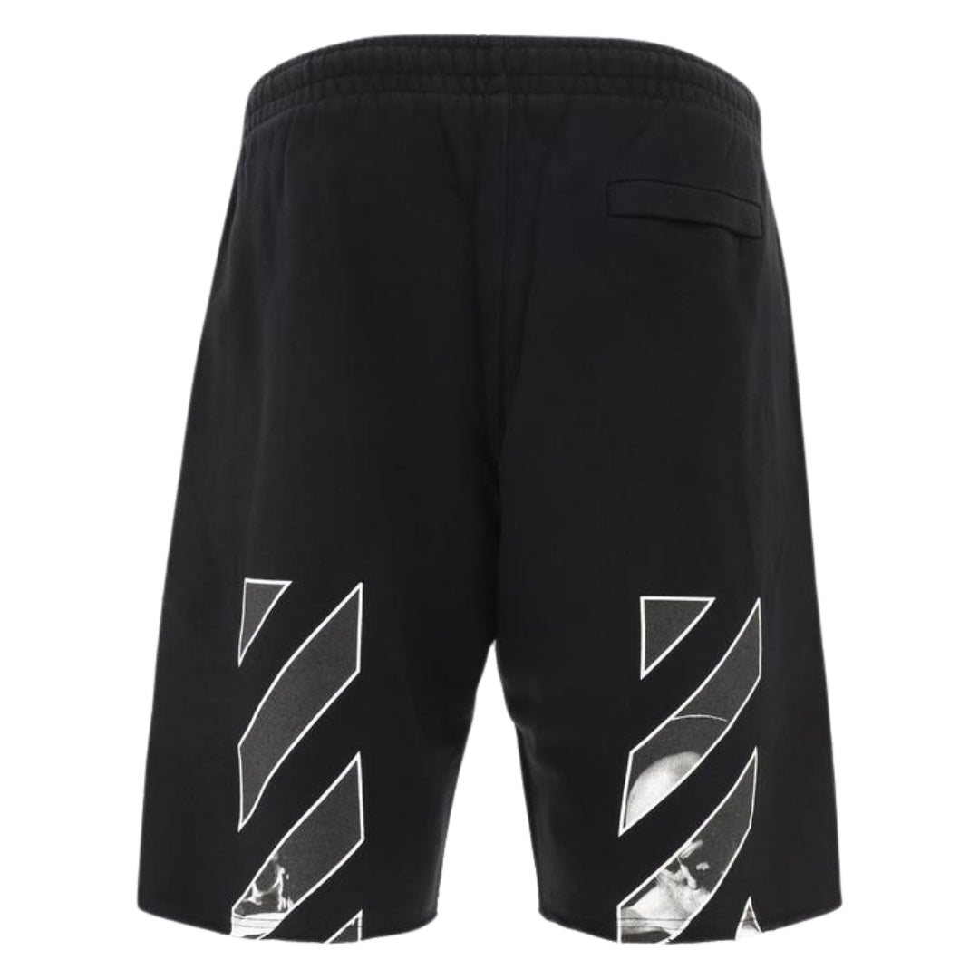 Off-White Caravaggio Diag Sweatshort Black M