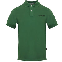 Plein Sport Equipment Logo Green Polo Shirt S