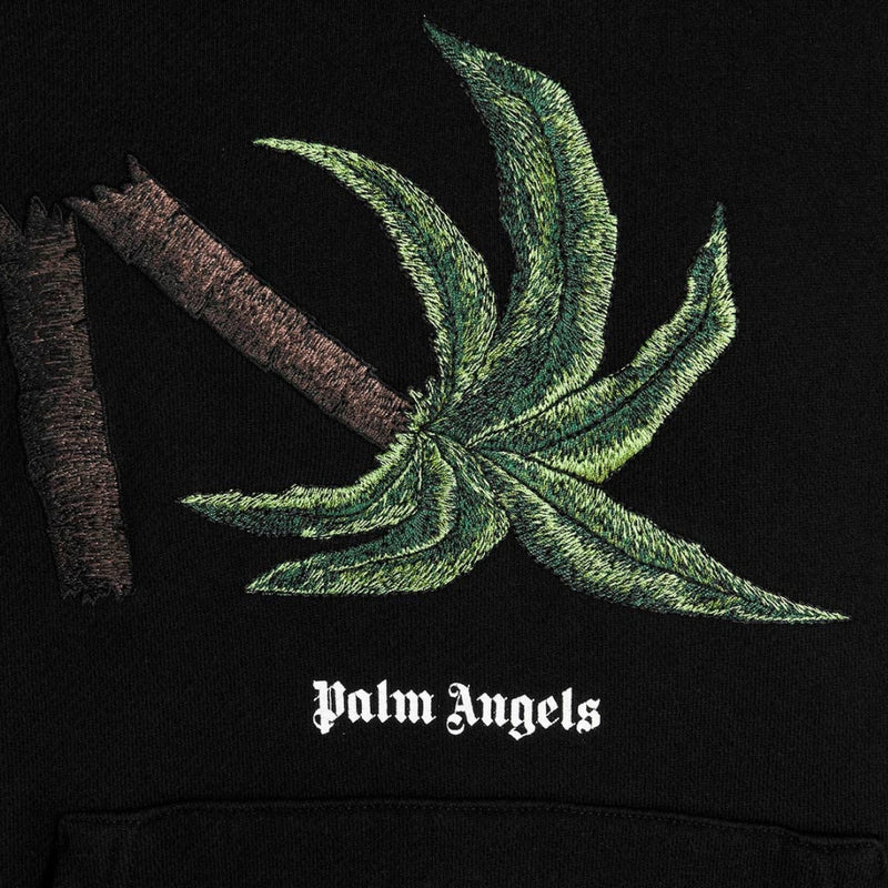 Palm Angels Broken Palm Tree Black Hoodie XL