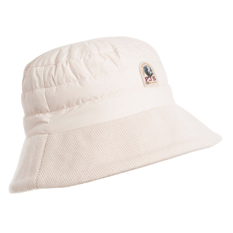 Parajumpers Womens Puffer Bucket Hat Cream