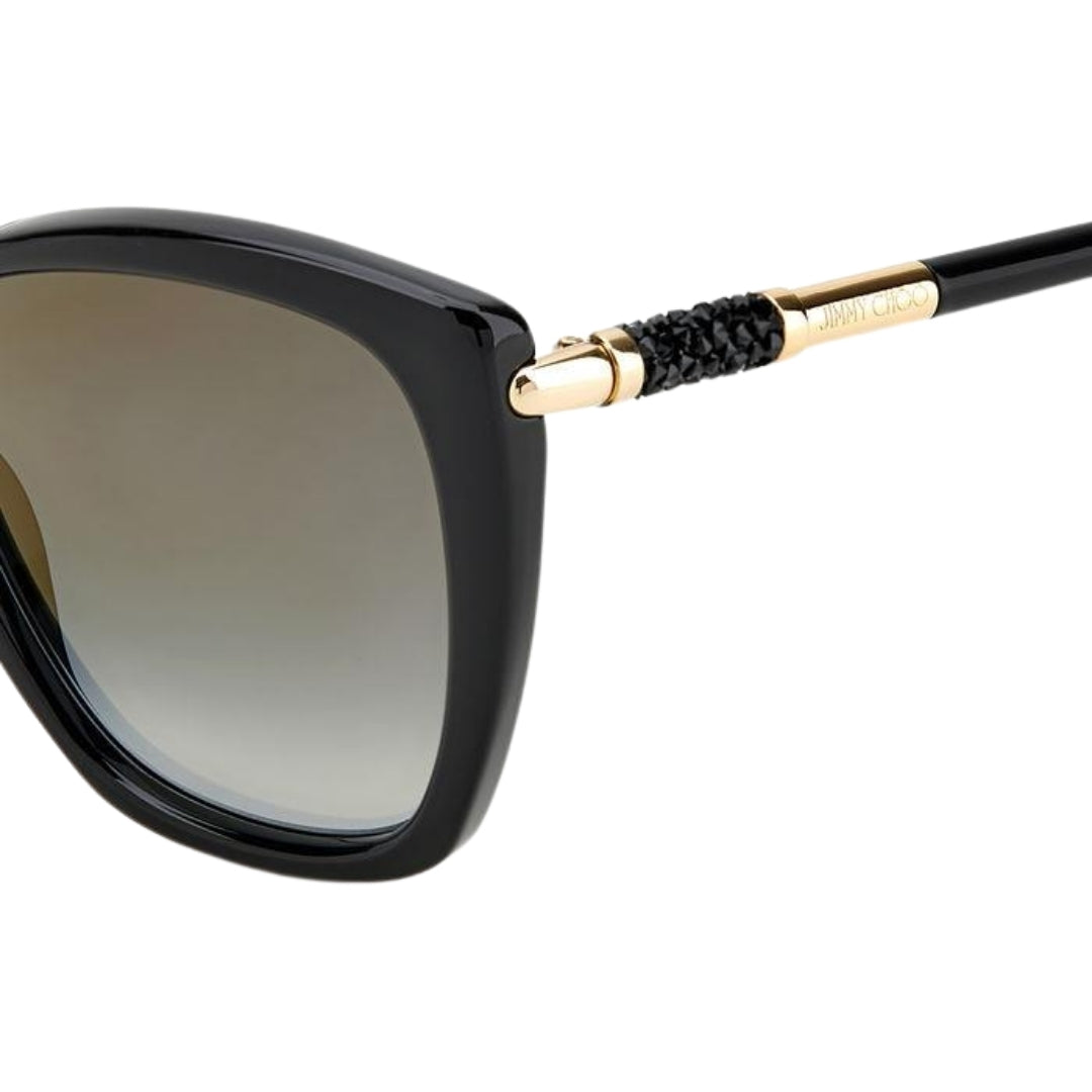 Jimmy Choo Rose 807 FQ Black Sunglasses 55/18/140