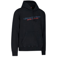 Diesel Industry Denim Division Logo Black Hoodie XS