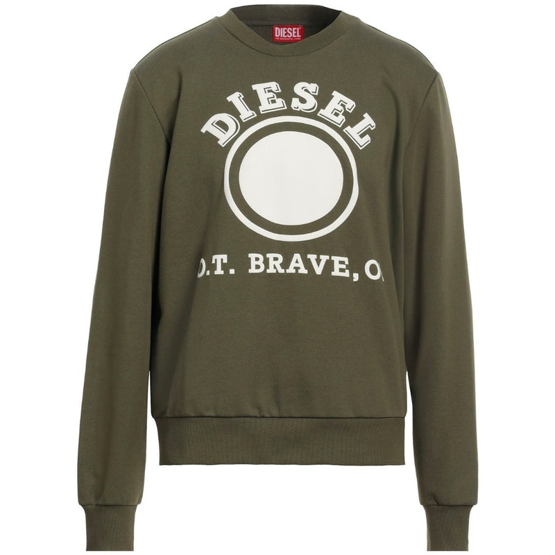 Diesel Dot Logo Green Sweatshirt S