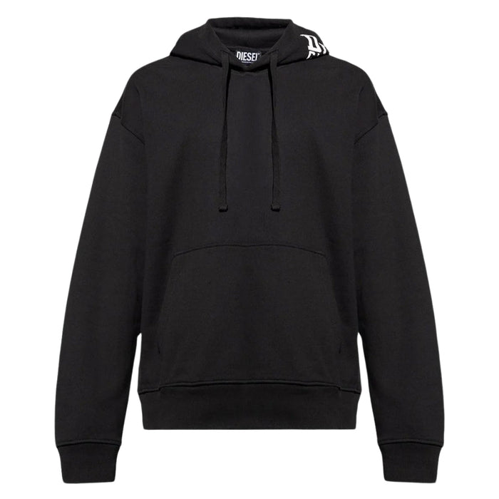 Diesel Large Back Logo Black Hoodie XS