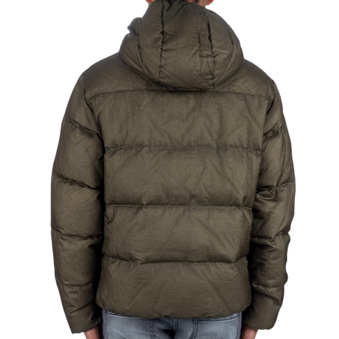 Dsquared2 Ripstop Military Green Hooded Down Jacket M